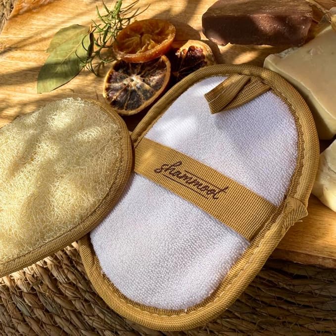 Natural Loofah Exfoliating Body Scrubber – Natural Loofah Sponge Exfoliates - Image 5