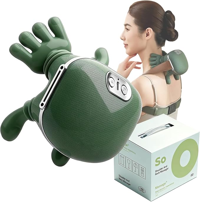 Neck Massager with Heat for Pain Relief deep Tissue, Shoulder & Back Massager by Unknown