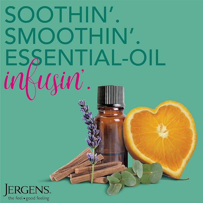 Jergens Sandalwood Body Butter Lotion, Moisturizer Infused - Image 8