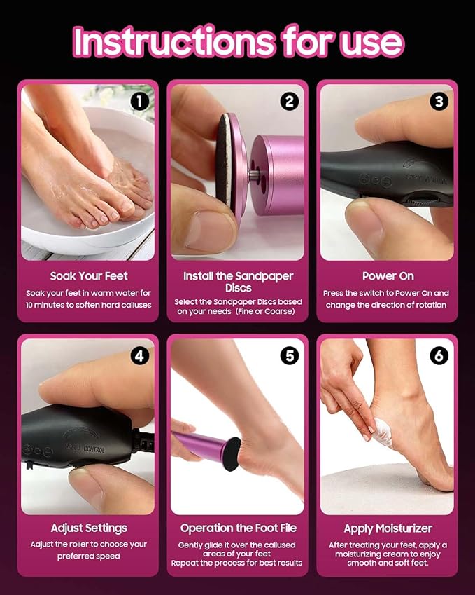 FSA&HSA Electric Foot File - Image 6