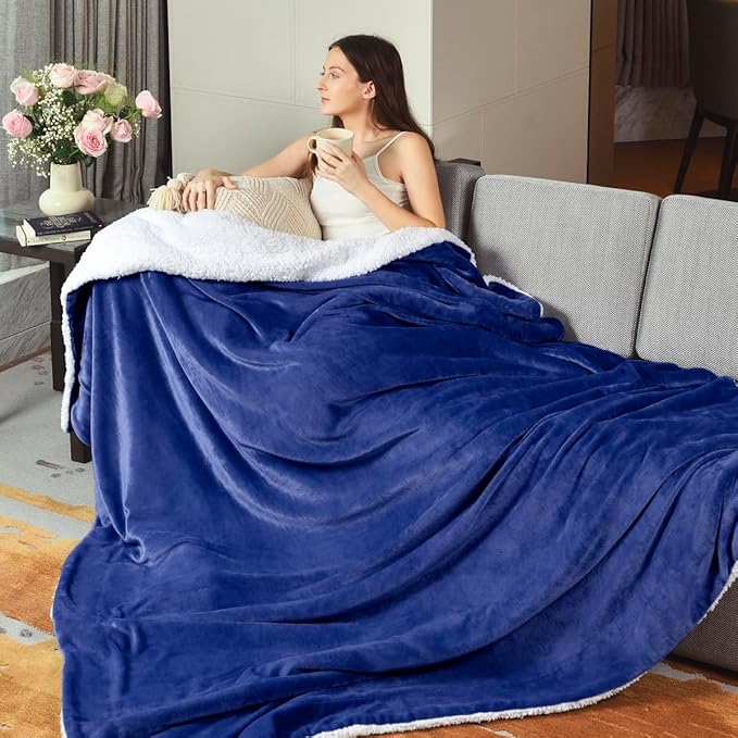 KAWAHOME Sherpa Fleece Throw Blanket - Image 7