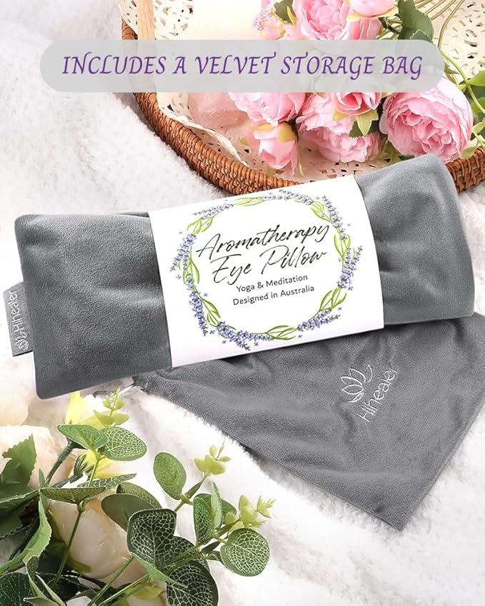 Lavender Eye Pillow for Relaxation, Sleep – Weighted Eye Mask for Headache - Image 7