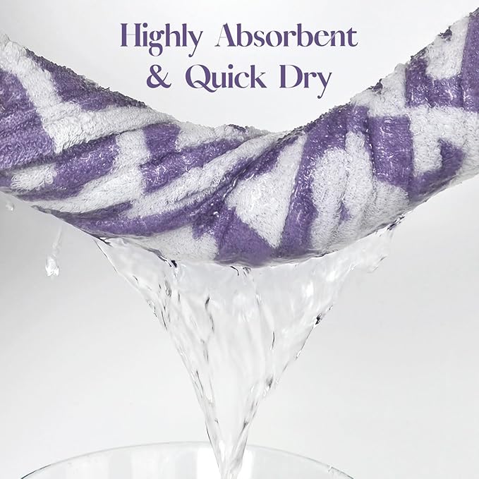 Jacquotha 2-Pieces Luxury Bath Towels Checkered Floral, Cute Bathroom Decor - Image 3