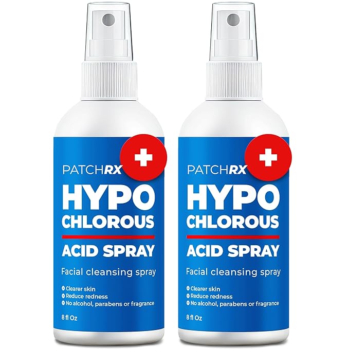 PatchRx Hypochlorous Acid Spray, HOCL Facial Cleanser Acne Spray by PatchRX