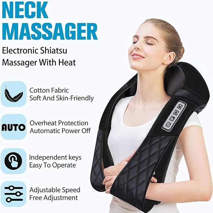 VIKTOR JURGEN Gifts for Women & Men, Shiatsu Neck and Shoulder Massager - Image 3