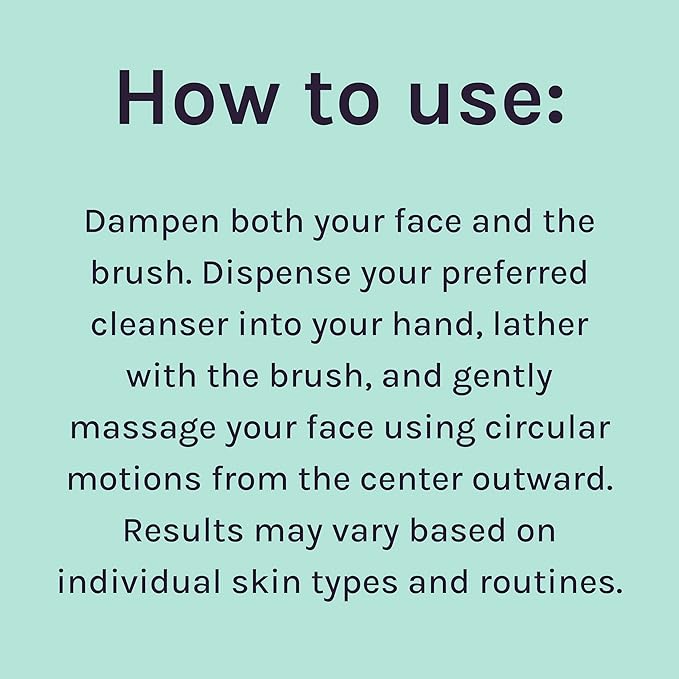 LOLLIPOP Dual-Sided Facial Cleansing Brush | Handle Size Silicone Face - Image 7