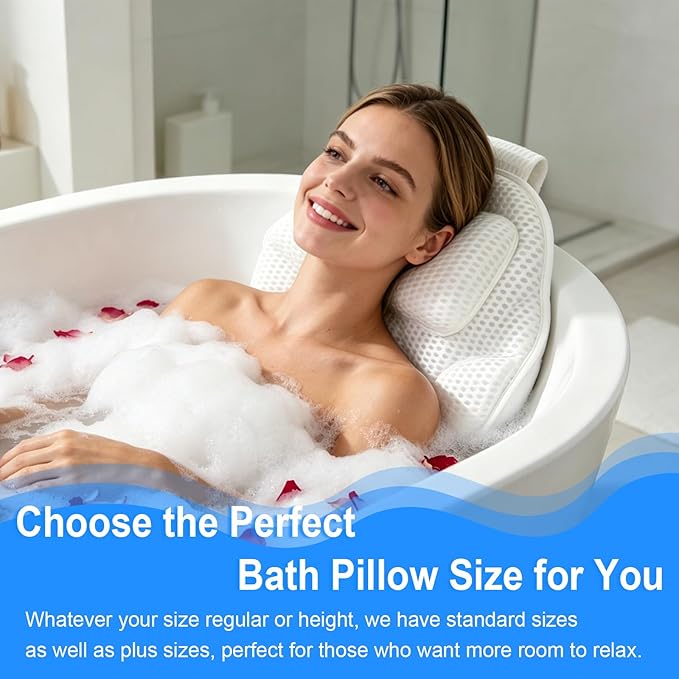 Luxury Oversized Petal-Shaped Bath Pillow - Image 4