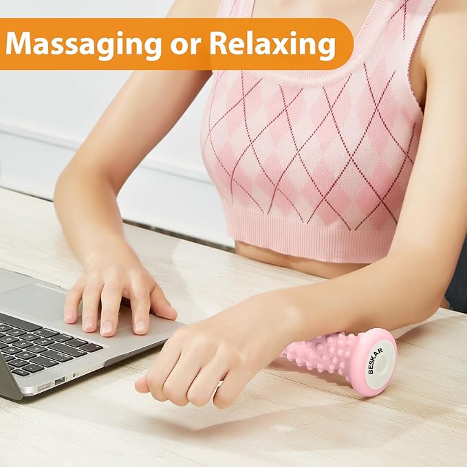 BESKAR Foot Massager Roller for Plantar Fasciitis Relief, Portable Feet Roller - Image 6