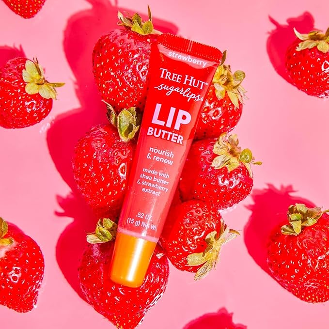 Tree Hut Strawberry Sugarlips Lip Butter, Hydrating Lip Care - Image 4