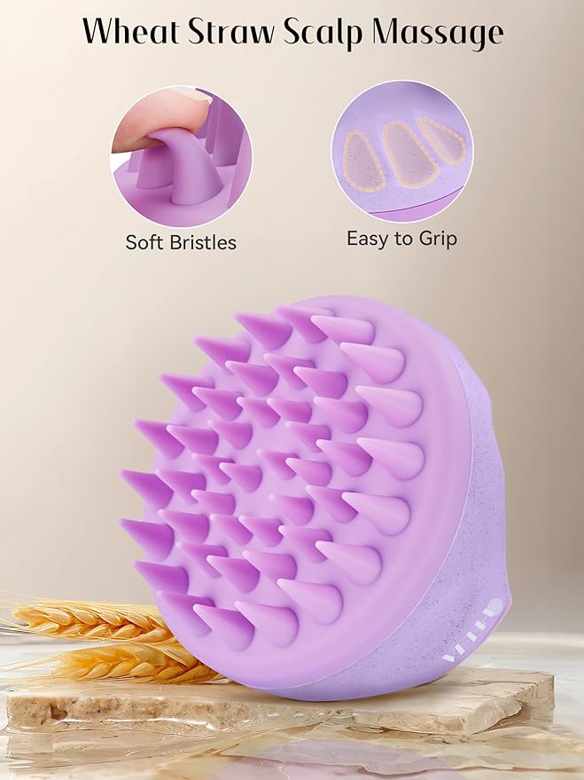 HEETA Scalp Massager with Soft Silicone Bristles - Image 3