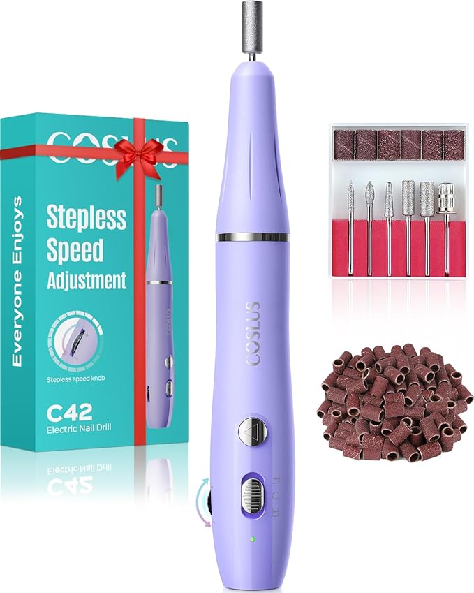 COSLUS C42 Cordless Electric Nail Drill File: Nail Drill Machine by COSLUS