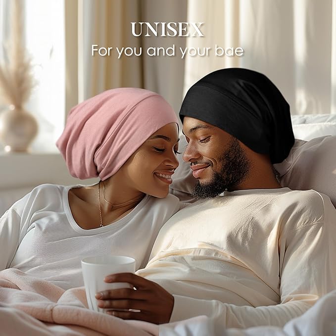 LULUSILK Mulberry Silk Bonnet for Sleeping Women, No More Frizzy Tangled Hair - Image 6
