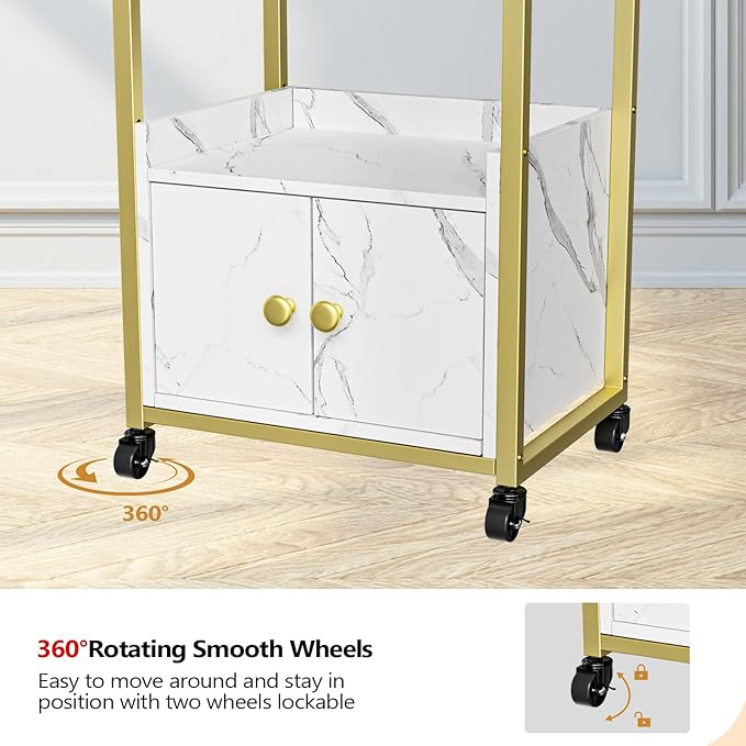 OmySalon Salon Trolley Cart, Esthetician Cart - Image 9