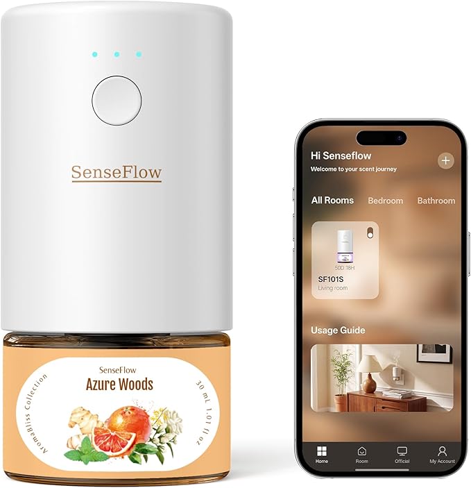 SF101S Pro Smart Plug in Air Freshener by SenseFlow