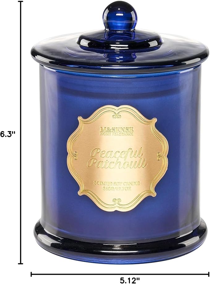M&SENSE Peaceful Patchouli Soy Candles - Image 9