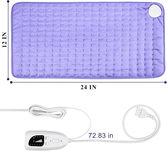 Electric Heating pad for Back Neck Shoulder Knee Arms Legs- Electric Heat Pads - Image 5