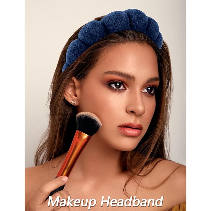 VELSCRUN Spa Headbands for Wash Face, Makeup Headband, Facial Skincare Headbands - Image 3