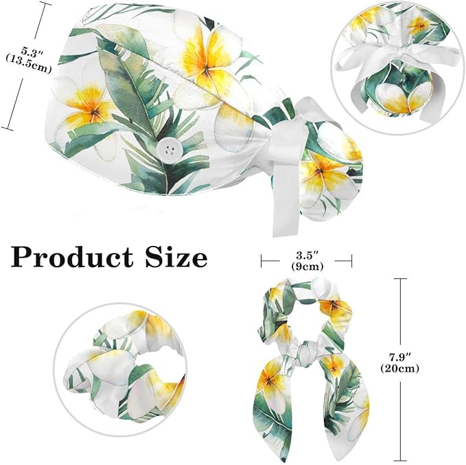 Ethnic Aztec Pattern Adjustable Scrub Cap Hat - Image 2
