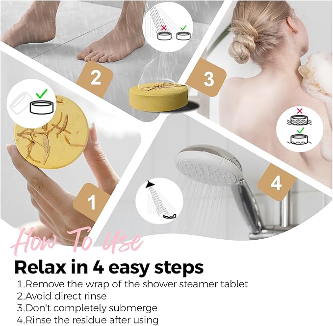 SWCANDY Shower Steamers Aromatherapy Teen Girl Gifts Trendy Stuff Travel - Image 6