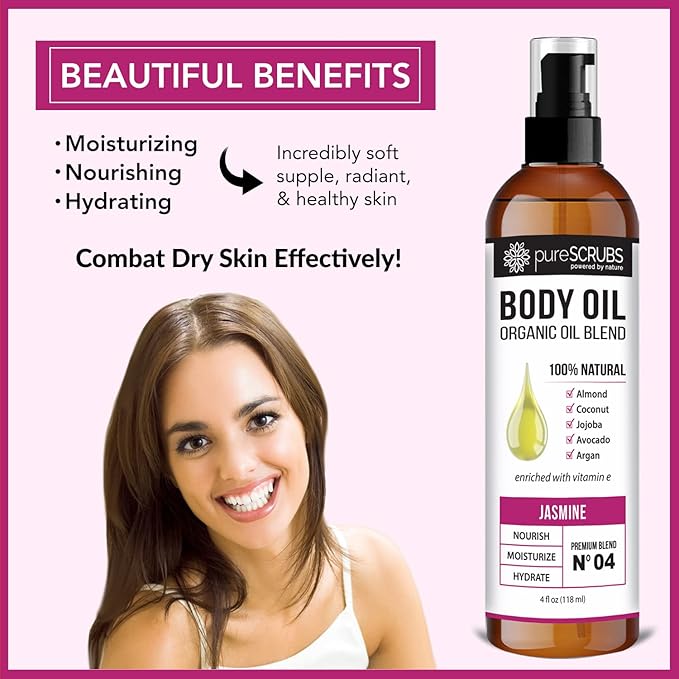 pureSCRUBS Ultra Moisturizing Jasmine Body Oil Spray - Image 3