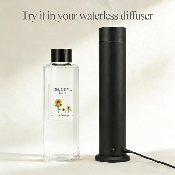 Chloefu LAN Sunflowers Scented Oil Diffuser Refill 200ml/6.76 fl oz Air - Image 2