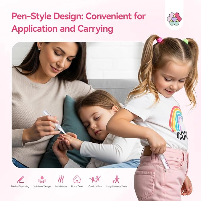 SAVILAND Cuticle Oil Pen for Kids: Plant-Based Nail Oil Pen 8-Hour Long-Lasting - Image 6