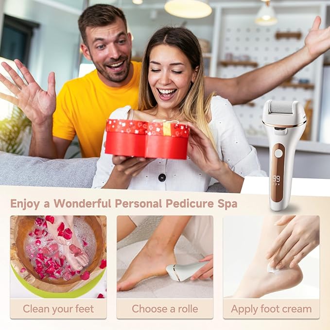 Electric Foot Callus Remover Rechargeable Pedicure Kit - Image 8