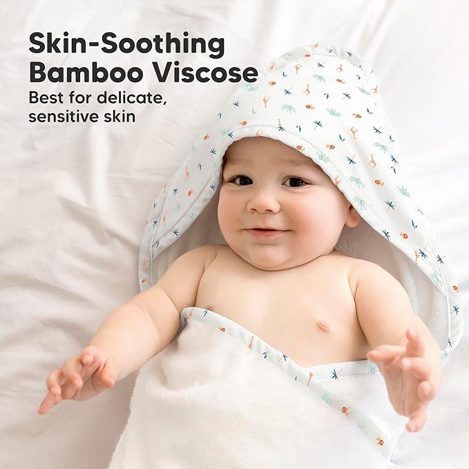 KeaBabies Hooded Baby Towel for Newborn - Image 3