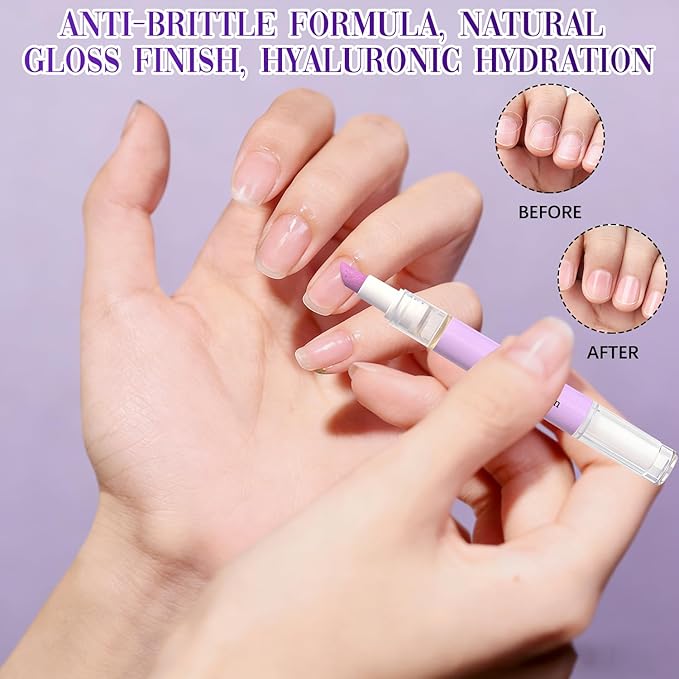 2Pcs 2-in-1 Cuticle Oil Pusher Pen, 2026 New Ceramic Cuticle Pusher & Oil Pen - Image 2