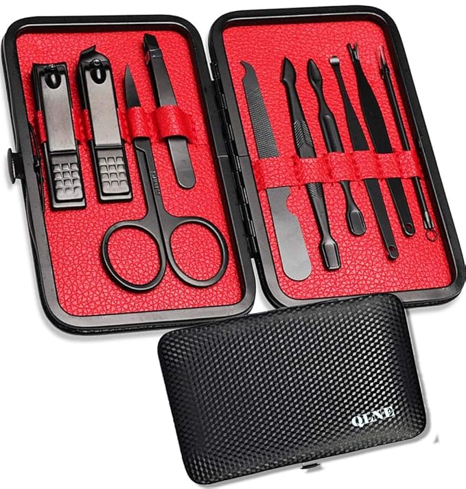 Nail Clippers Sets High Precisio Stainless Steel Nail Cutter Pedicure Kit Nail by QLNE