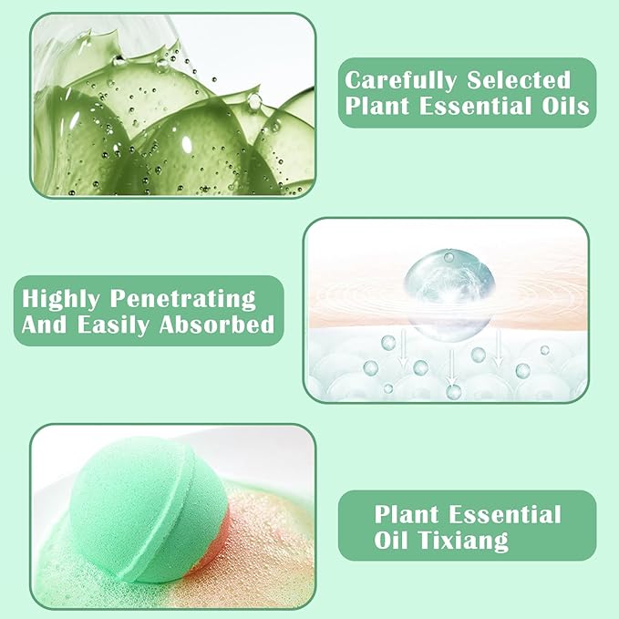 Bath Bombs for Women 12 Gift Sets, Shea Butter & Essential Oils Bath Bomb for - Image 6