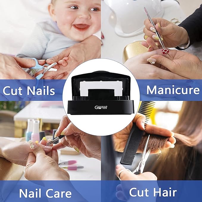Gusnilo Nail Tool Sterilizer Box Plastic Disinfectant Container Disinfectant - Image 7