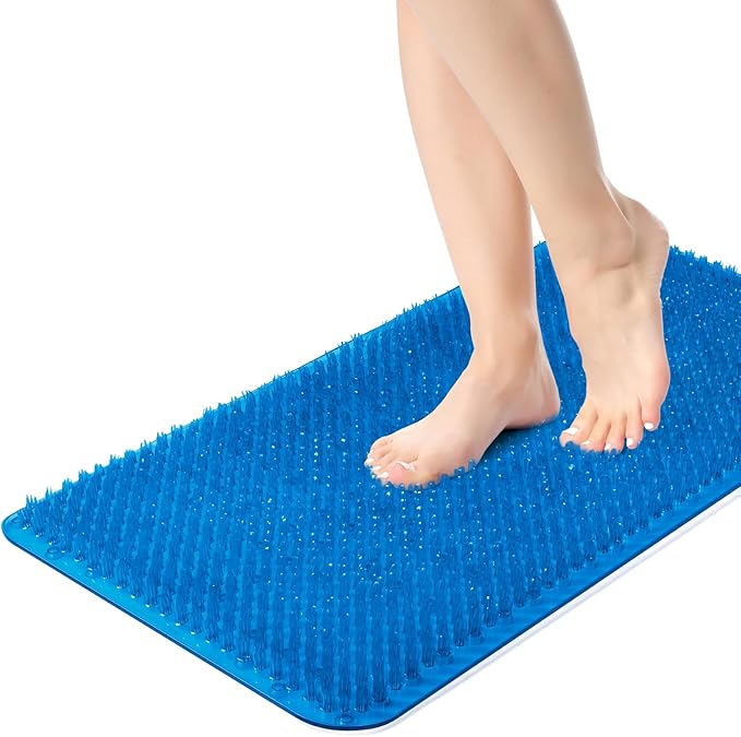 Yolife Shower Foot Scrubber Mat, Anti-Slip Bath Mat by yolife