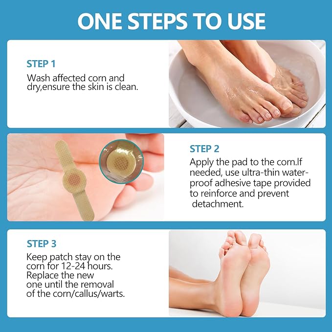 Corn removers for Toes feet Bottom of Foot Corn Remover, Corn Pads Callus - Image 7