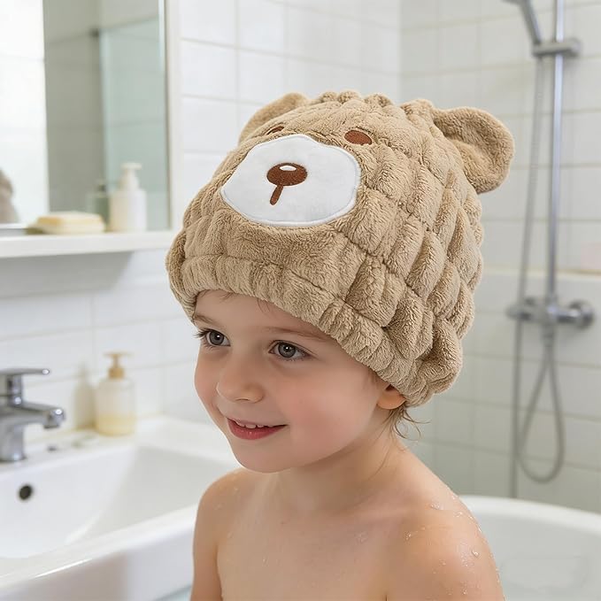 2 PCS Microfiber Hair Towel Wrap - Image 5
