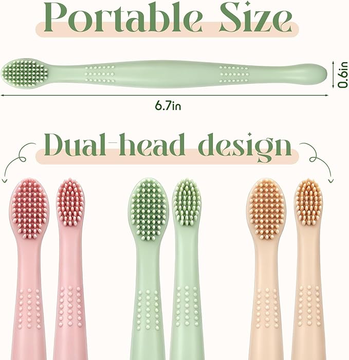 Mifoci 3 Pcs Eyelid Brush with Soft Silicone - Image 2