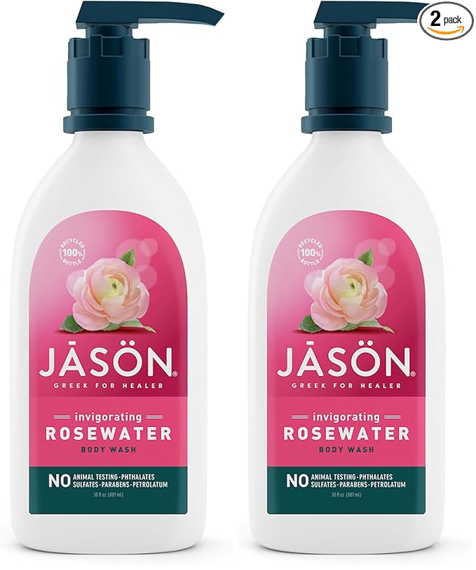 JASON Rosewater Invigorating Body Wash Women/Men, by JASON
