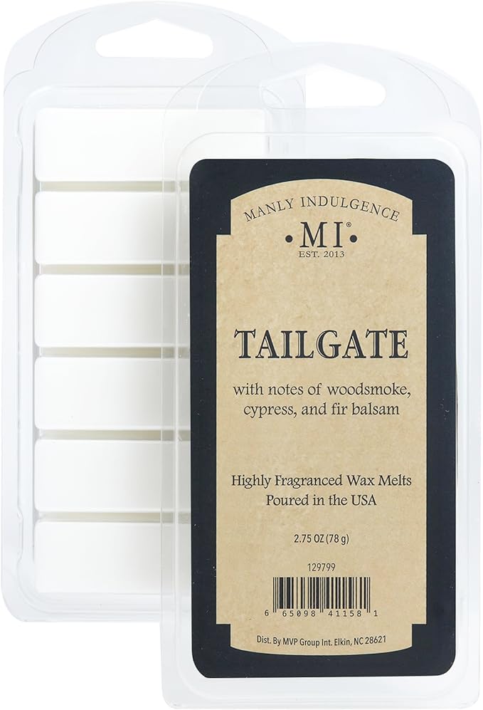 Manly Indulgence Tailgate Scented Wax Melts, Wax Melt Warmer Cubes, Long - Image 3