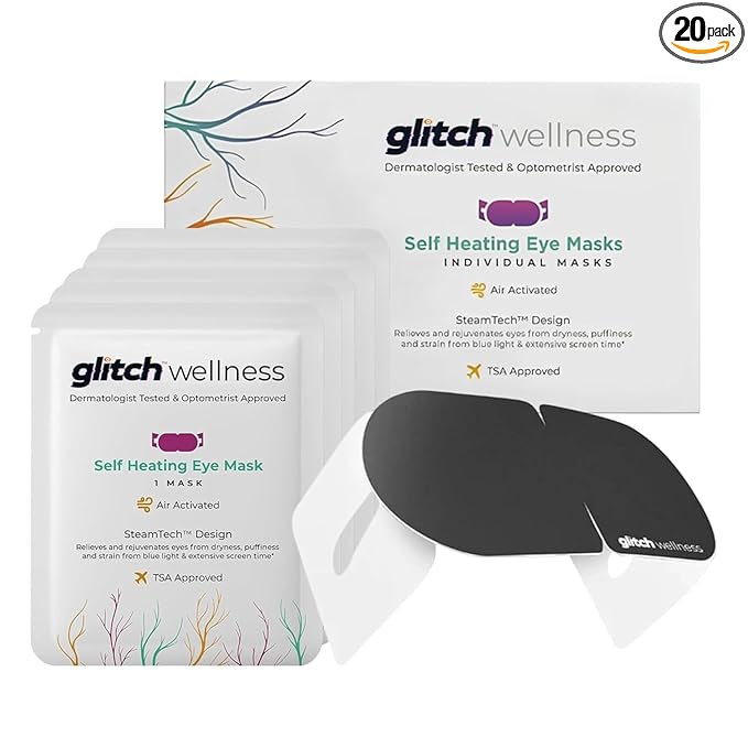 Glitch Self Heating Eye Mask by GlitchWellness