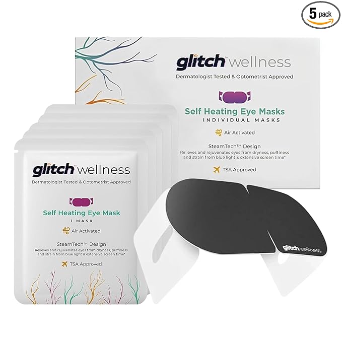 Glitch Self Heating Eye Mask by GlitchWellness