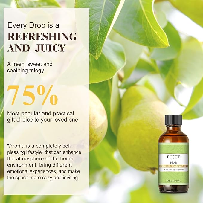 EUQEE Pear Fragrance Oil, Premium Fragrance Essential Oil 2.02 Fl oz - Image 9