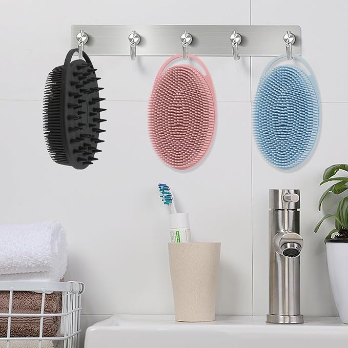 Silicone Body Scrubber, Silicone Loofah, Exfoliating Silicone Shower Scrubber - Image 6