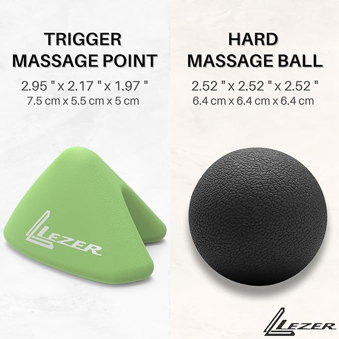 LEZER, Trigger Massage Point, Manual Massage Ball, Muscle Knots Relief Tool - Image 2