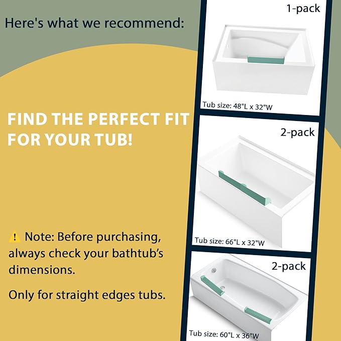 2 Pack Bathtub Splash Guard for Tub - Image 6