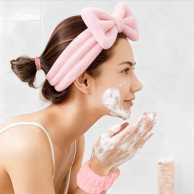 16 Pcs Skincare Headband Set, Face Washing Headband - Image 3