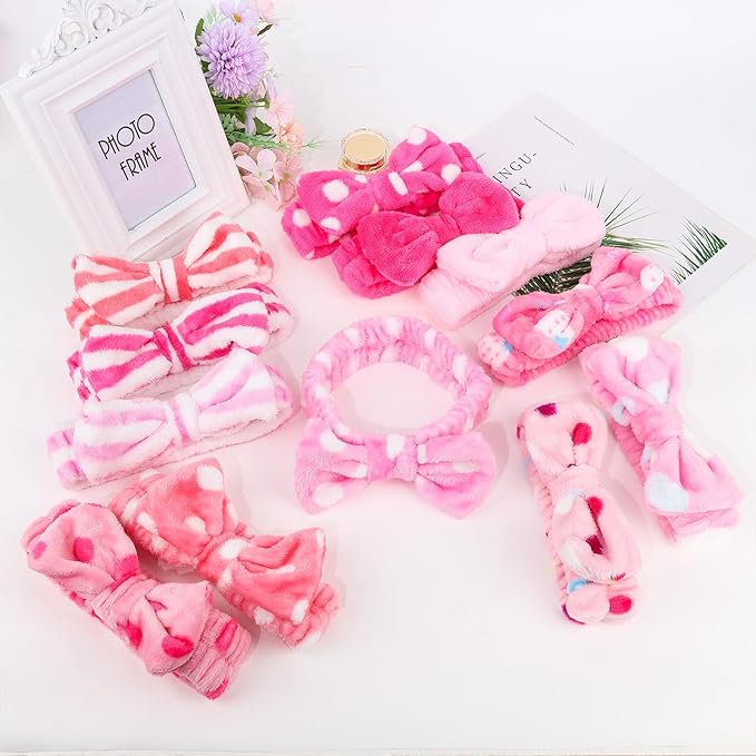 Casoty 12 Pcs Hair Makeup Headbands, Spa Headband - Image 5