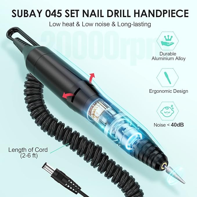 Electric Nail Drill Machine, 20000RPM Professional Nail Drill, Gel Nails - Image 3