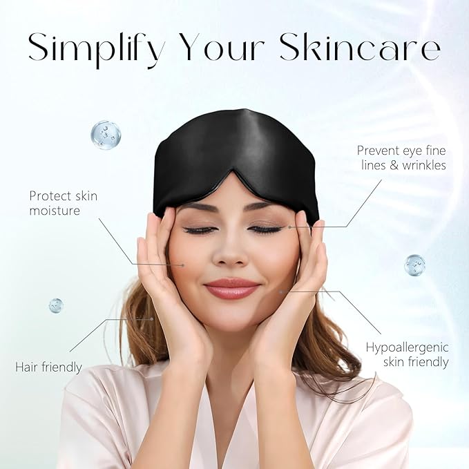 ZIMASILK 100% 22 Momme Mulberry Silk Sleep Mask - Image 3
