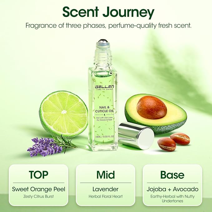 Gellen Cuticle Oil, Roll-On Nail Growth Oil, Nail Oil - Image 7