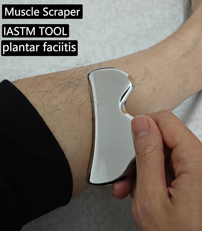 Muscle Scraper IASTM Tool Set gua sha Stainless Steel fascial Release Tool deep - Image 2
